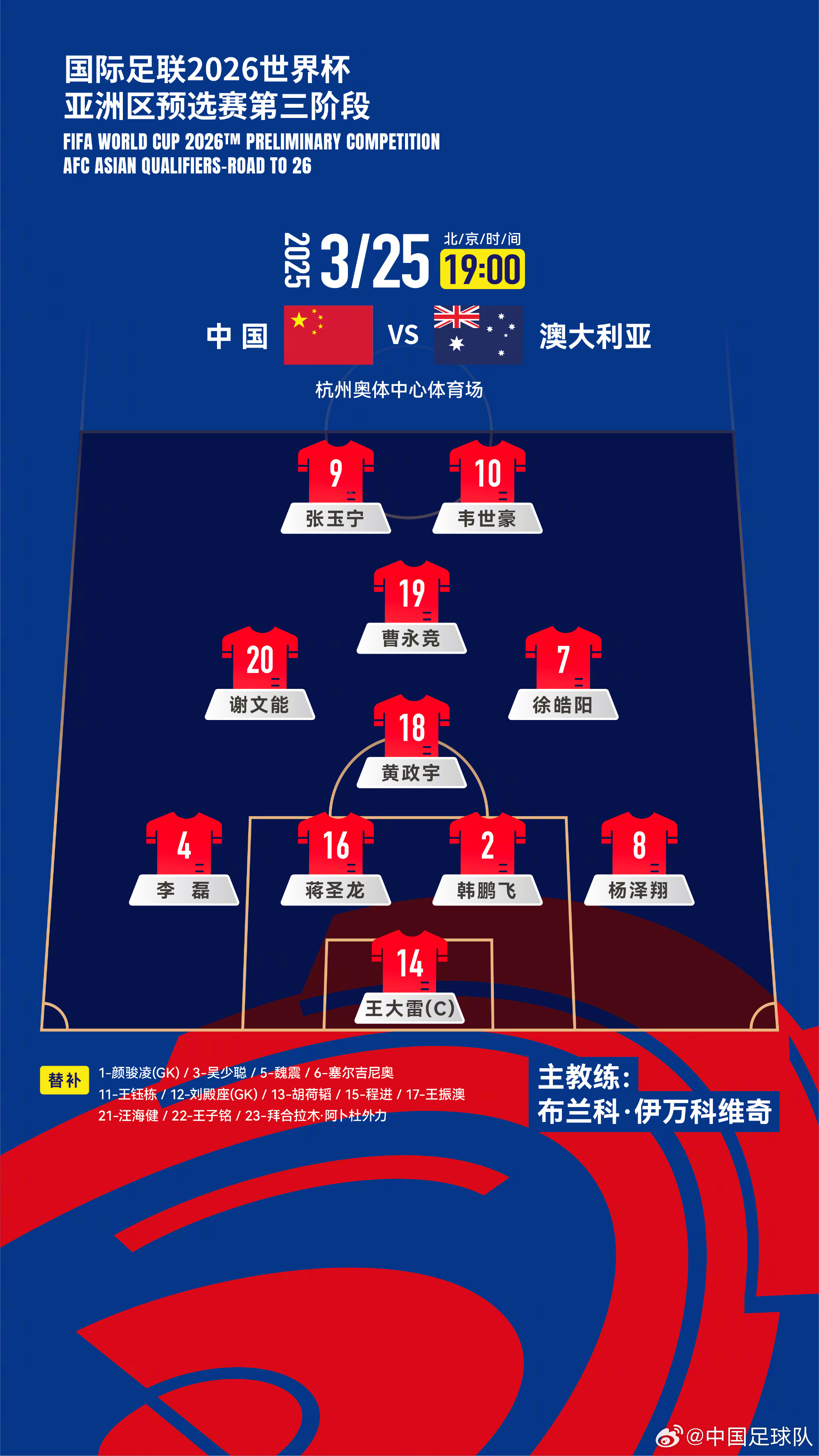 遭伊萬詬??！國足首發(fā)11人聯(lián)賽出場：僅4人鐵主力，楊澤翔0出場