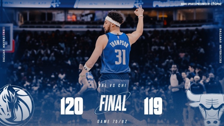 險勝公牛！獨行俠官方曬贏球海報 克萊成為封面人物